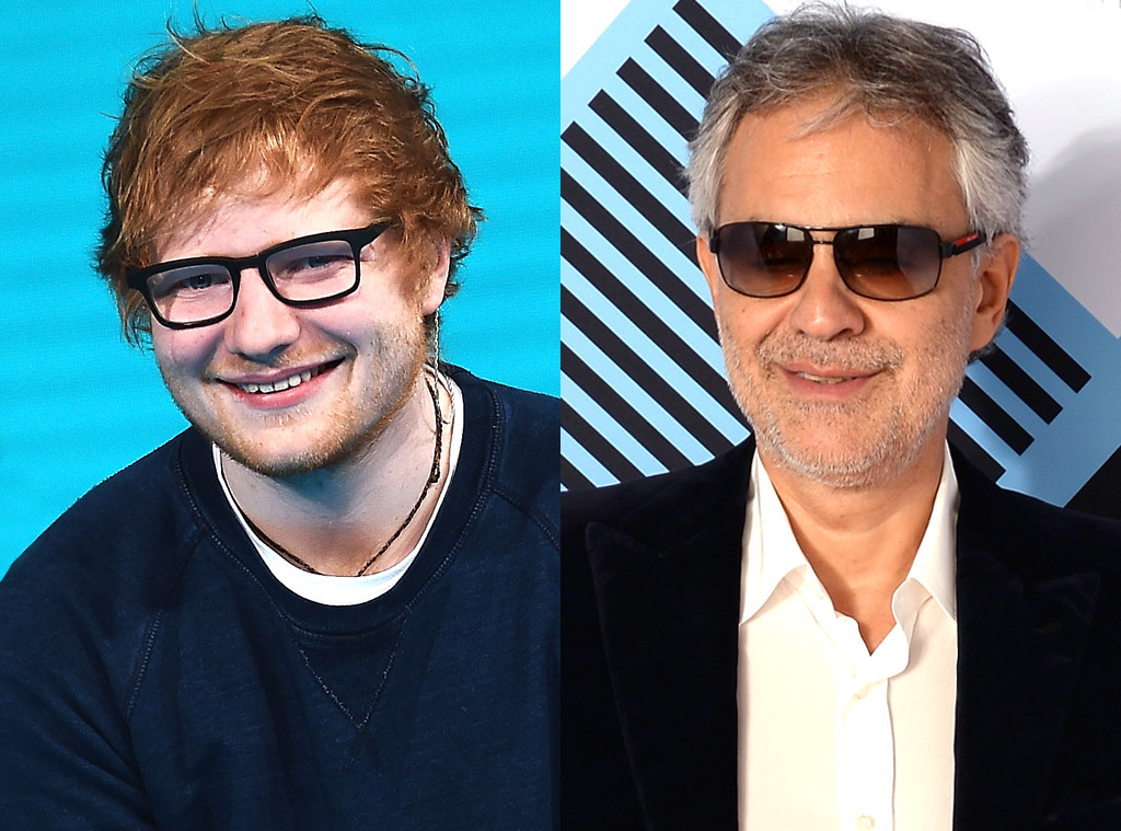 Ed SHeeran, Andrea Bocelli Ed SHeeran, Andrea Bocelli